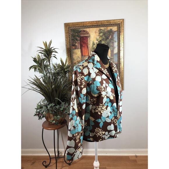 Tara Ryan Jacket Size 14 Lined Lined Womens Long sleeve Open Front Mob wife - Picture 2 of 8